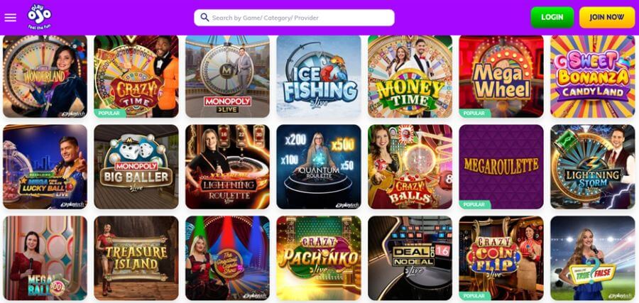 Play OJO Casino DK - Din Ultimate Spilleoplevelse
